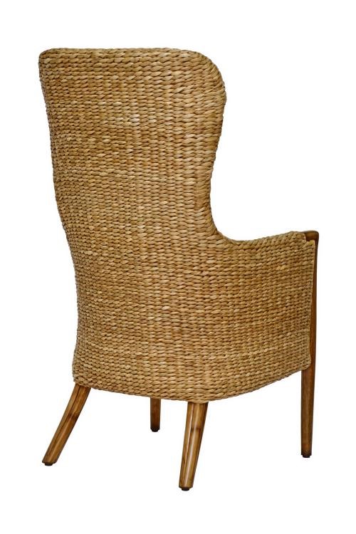 Century CT2017-FL - Seagrass Dining Chair-Flax