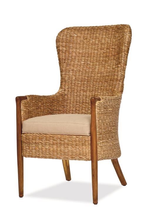 century CT2017-FL - Seagrass Dining Chair-Flax