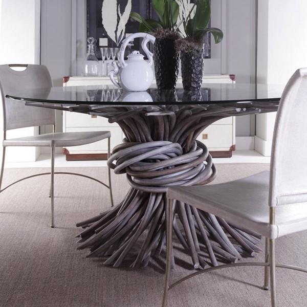 Century CT2035-GR - Knot Dining Table - Grey