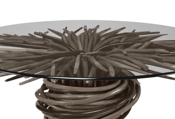 Century CT2035-GR - Knot Dining Table - Grey