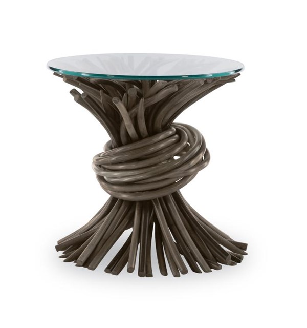 century CT2036-GR - Knot End Table - Grey