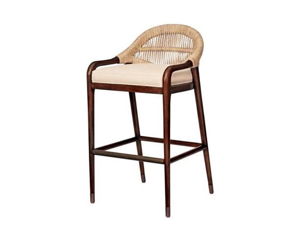 century CT2088B - Low Back Bar Stool - Flax