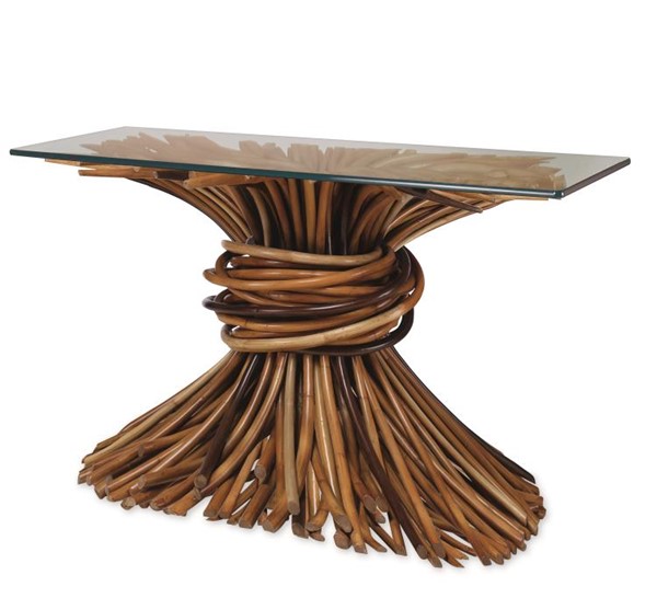 century CT2119-NT - Knot Console Table - Natural