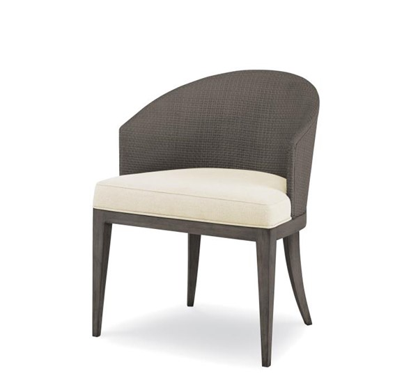 century CT4004-MK-FL - Tybee Chair-Mink Grey/Flax