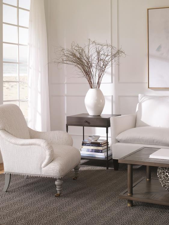 Century CT4013-MK - Westport End Table-Mink Grey