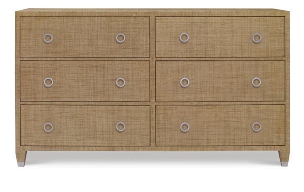 Century CT5021-SD - Charleston 6 Drawer Dresser-Sand