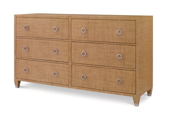century CT5021-SD - Charleston 6 Drawer Dresser-Sand