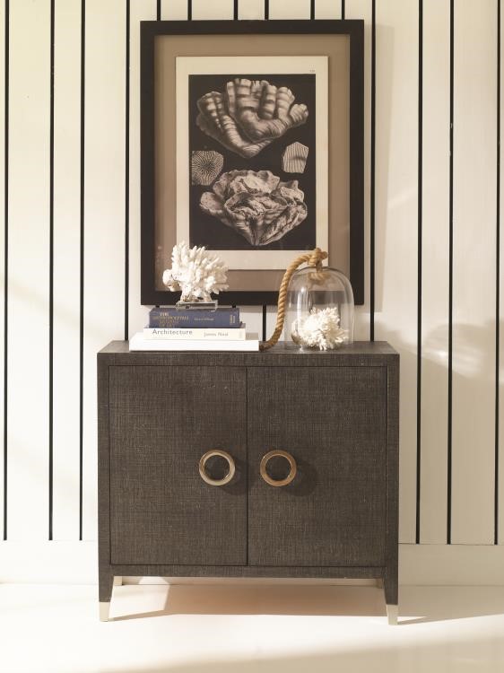 Century CT5022-BK - Charleston 2 Door Chest-Black