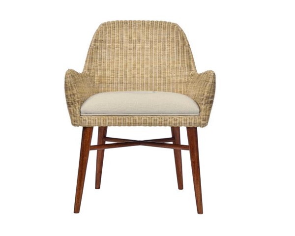 Century CT6001A-FL - Ingenue Arm Chair - Flax