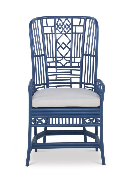 Century CT6013-NV - Riviera Desk Chair - Blue/Flax