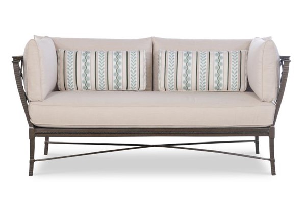 Century D12MB-42-1 - Andalusia Metal Back Loveseat