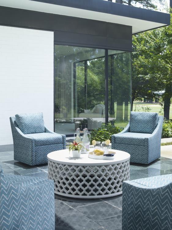 Century D13-103-8 - Dean Outdoor Swivel Chair