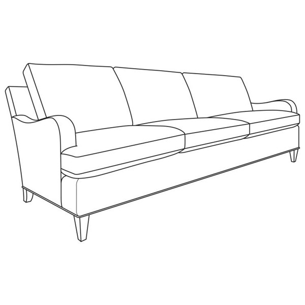 century ES9-1342-1 - Logan Large Sofa