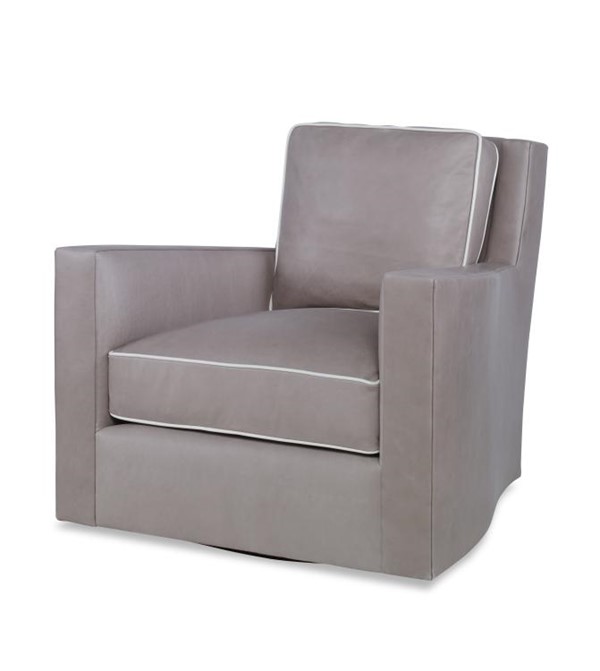 century LR-17286 - Nate Leather Swivel Chair