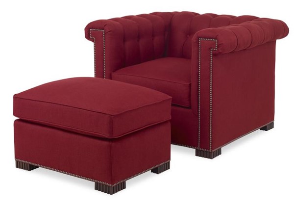 Century LTD7700-12 - Modern Chesterfield Ottoman