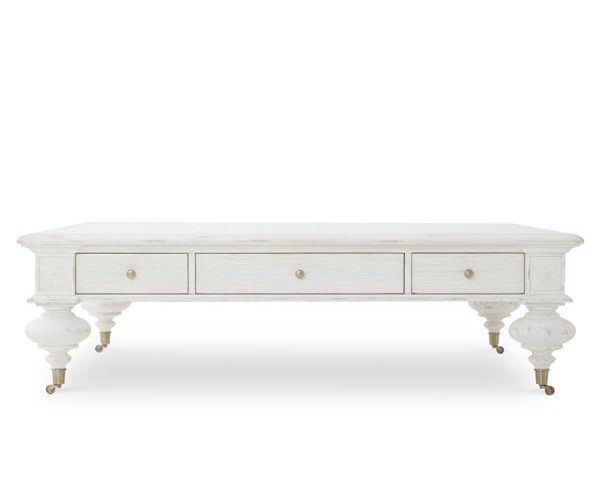 Century MN2000-W - Grand Oak Cocktail Table - White