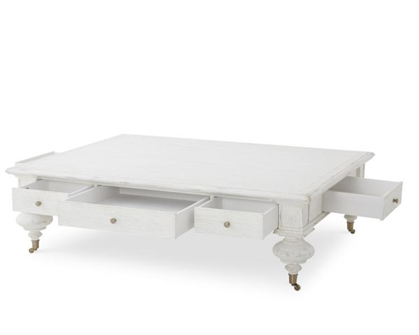 Century MN2000-W - Grand Oak Cocktail Table - White