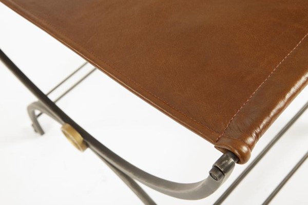 Century MN2116 - Niles Bench With Leather Seat