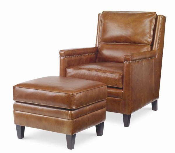 century PLR-13CO-RUSSETT - Bernard Chair & Ottoman