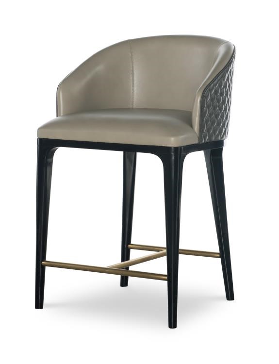 century PLR-26654C-CINDER - Mina Counter Stool
