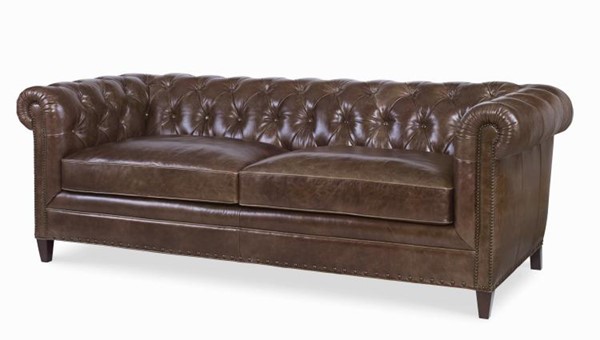 century PLR-9802-COFFEE - Sorenson Tufted Sofa