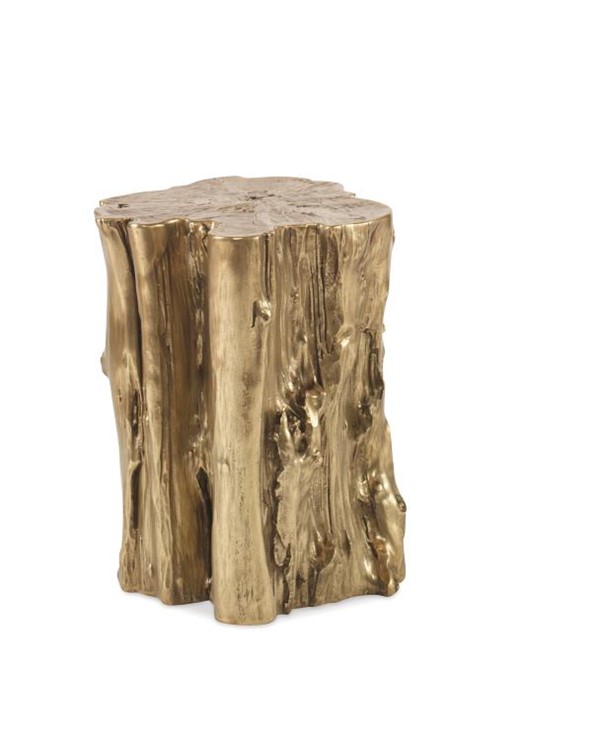 century SF5636 - Yew Small Brass Side Table