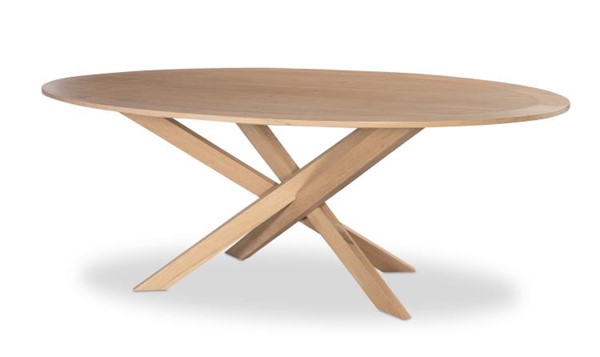 century SF6205 - Open Sky Oval Dining Table - Natural