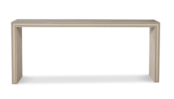 Century SF6226-V2 - Greek Key Console Table - Cream