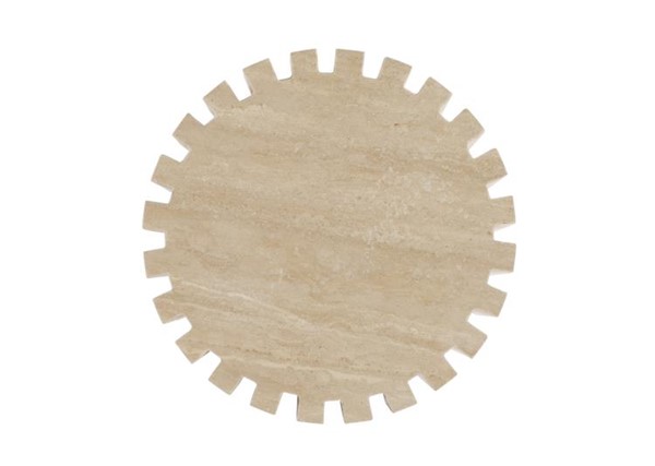 Century SF6250 - Abruzzi Spot Table - Travertine