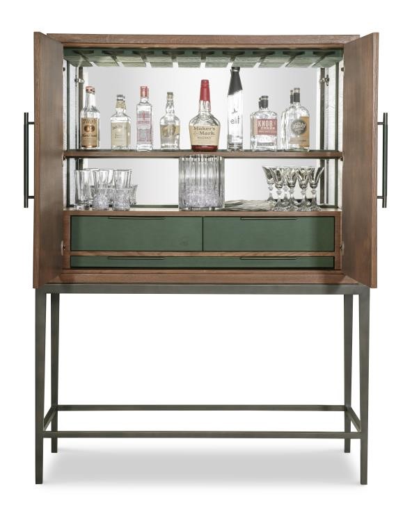 Century SF6264-V2 - Scheffer Bar Cabinet - Evergreen