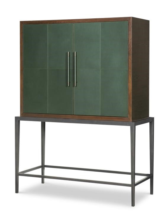 century SF6264-V2 - Scheffer Bar Cabinet - Evergreen