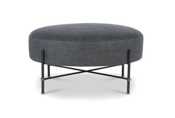 Century TS-CCU-3160-12-F1 - Dominique Round Ottoman