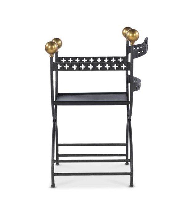 Century TSA-517-V1 - Dante Iron Savonarola Chair