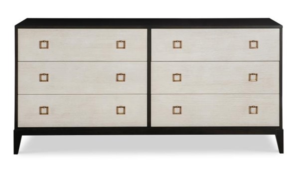 Century CR1-201-V1 - Stocked Details Six Drawer Low Dresser
