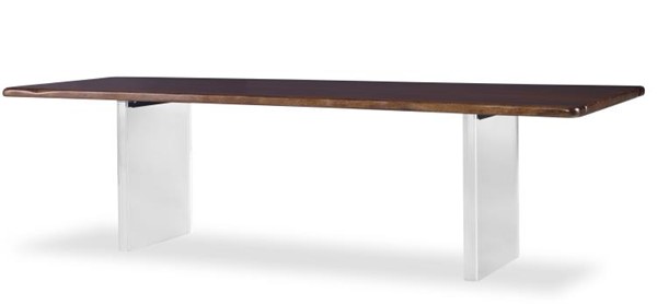 century CR9-1-108-G-975 - 108" Guan Slab Dining Table - Acrylic Base
