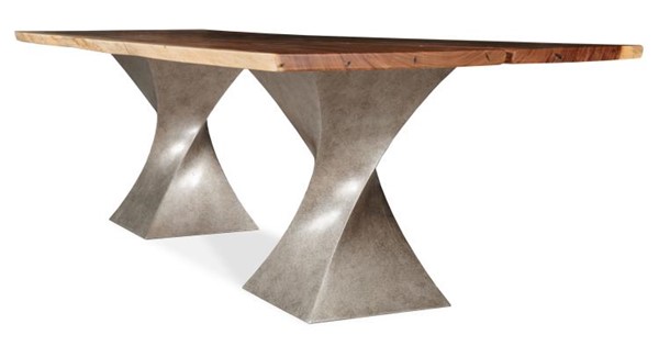 Century CR9-1-108-G-978 - 108" Guan. Slab Dining Table - Twist Base