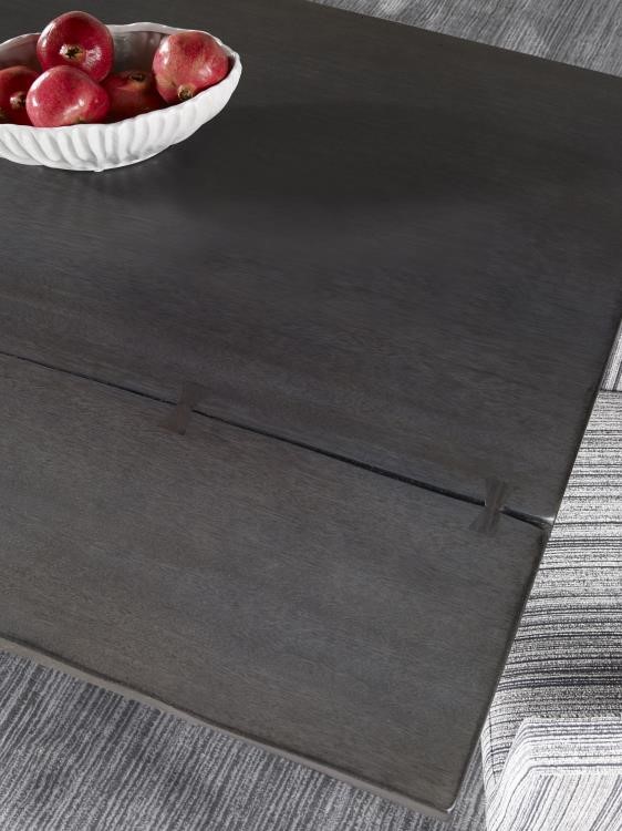 Century CR9-1-86-G-974 - 86" Guan Slab Dining Table - Mottled Bronze Base