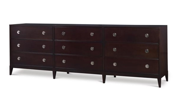 century CR9-208-1 - Details I Nine Drawer Low Dresser
