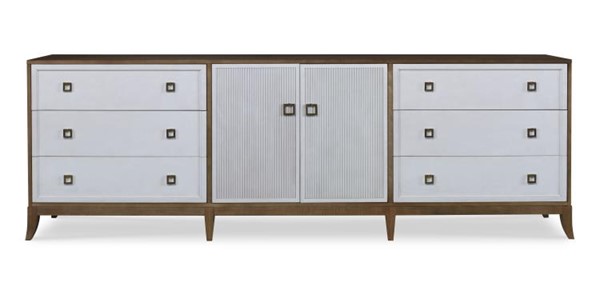 Century CR9-208-4 - Details I Six Drawer - Two Door Low Credenza