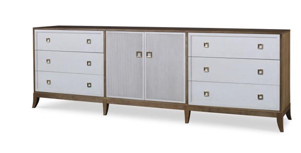 century CR9-208-4 - Details I Six Drawer - Two Door Low Credenza
