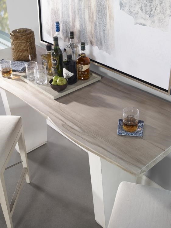 Century CR9-3-72-G-946 - 72" Guan Slab Console-Veneered Maple Base