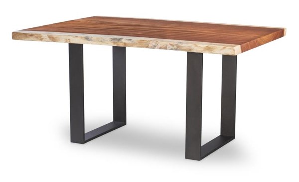 century CR9-4-60-G-971 - 60" Guan Slab Desk - Oiled Bronze Strap Base