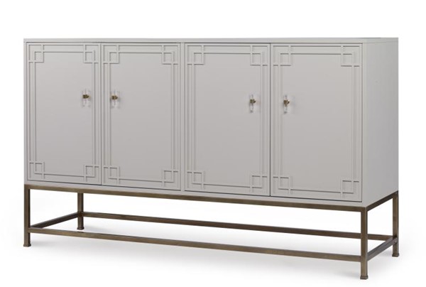 Century CR9-403 - Details I Four Door Tall Credenza With Tray Drawers
