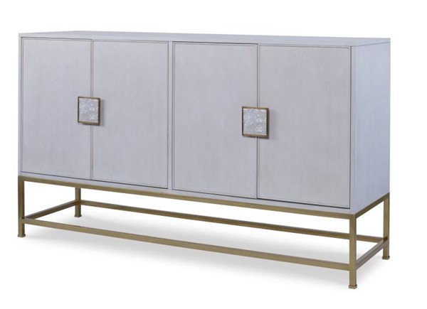 century CR9-403 - Details I Four Door Tall Credenza With Tray Drawers
