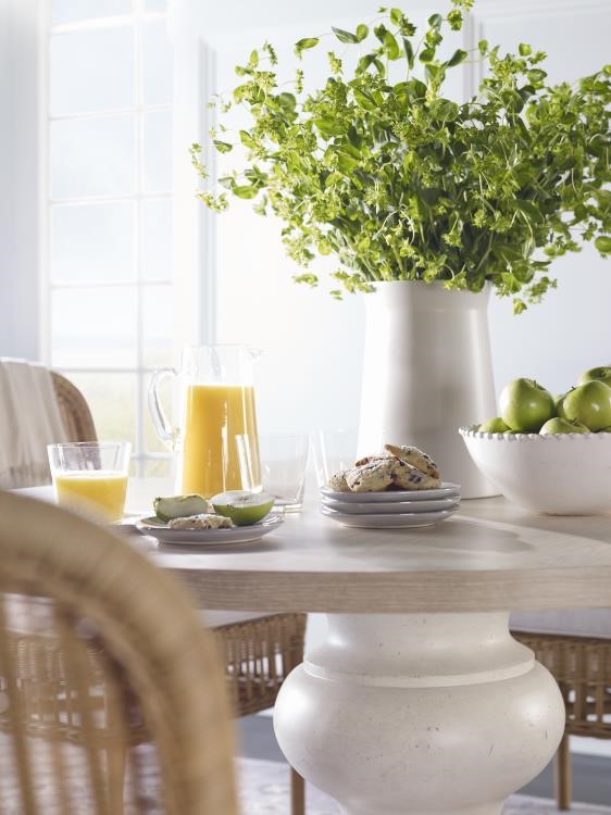 Century CR9-809BW - Details Dining Table Base For Wood Top