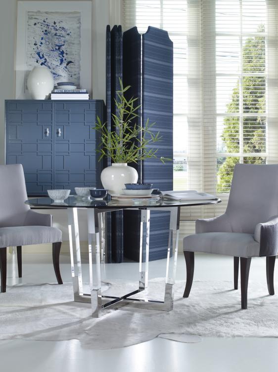 Century CRA-808B-G - Details Dining Table Base For Glass Top