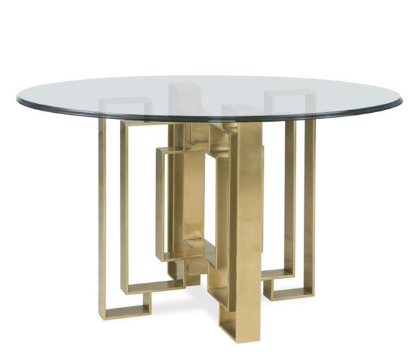 century CRA-832B - Details Metal Dining Table Base For Glass Top