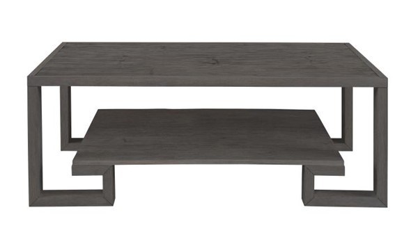 Century CT1003-MK - Greek Key Cocktail Table-Mink Grey