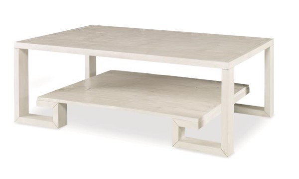 century CT1003-PN - Greek Key Cocktail Table-Peninsula