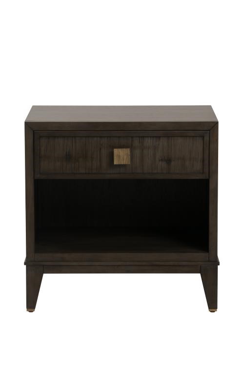 Century CT1010-MK - Carlyle 1 Drawer Nightstand-Mink Grey